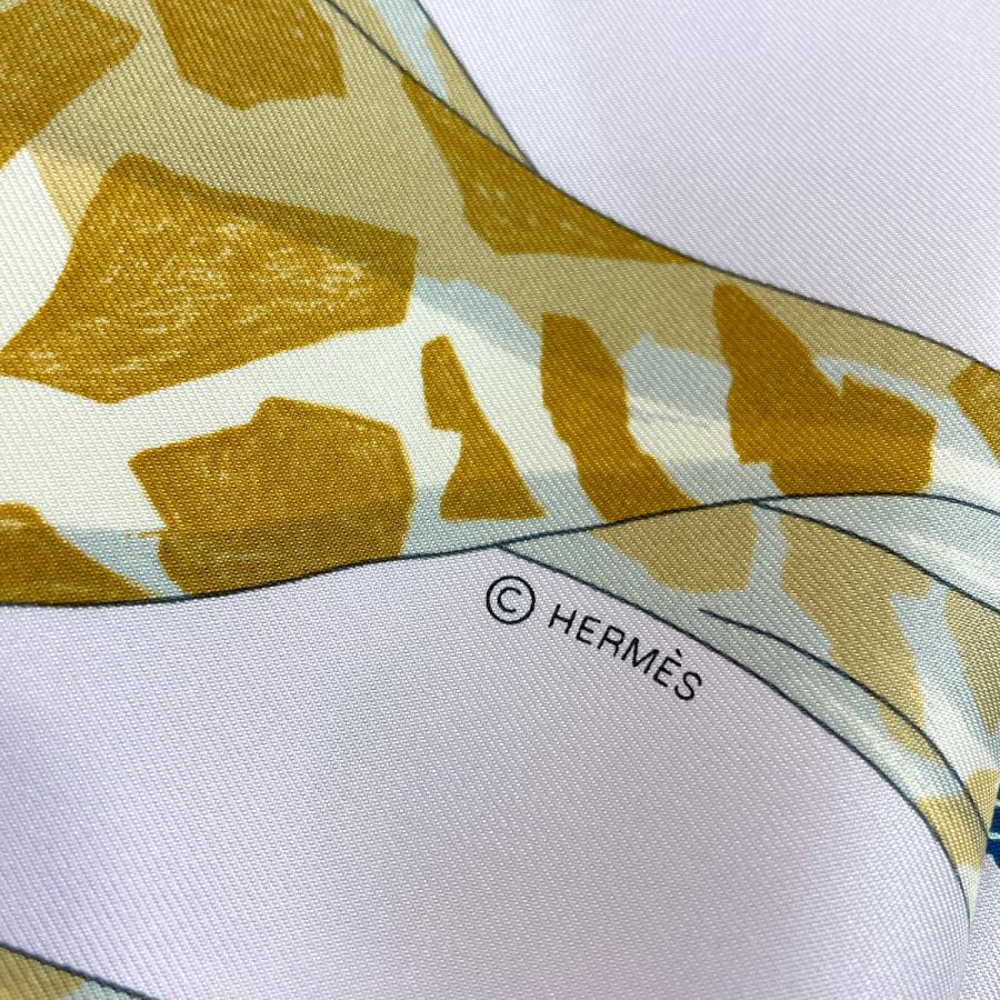 HERMES（エルメス） 新品 スカーフ ストーリー カレ 90 シルク ピンク