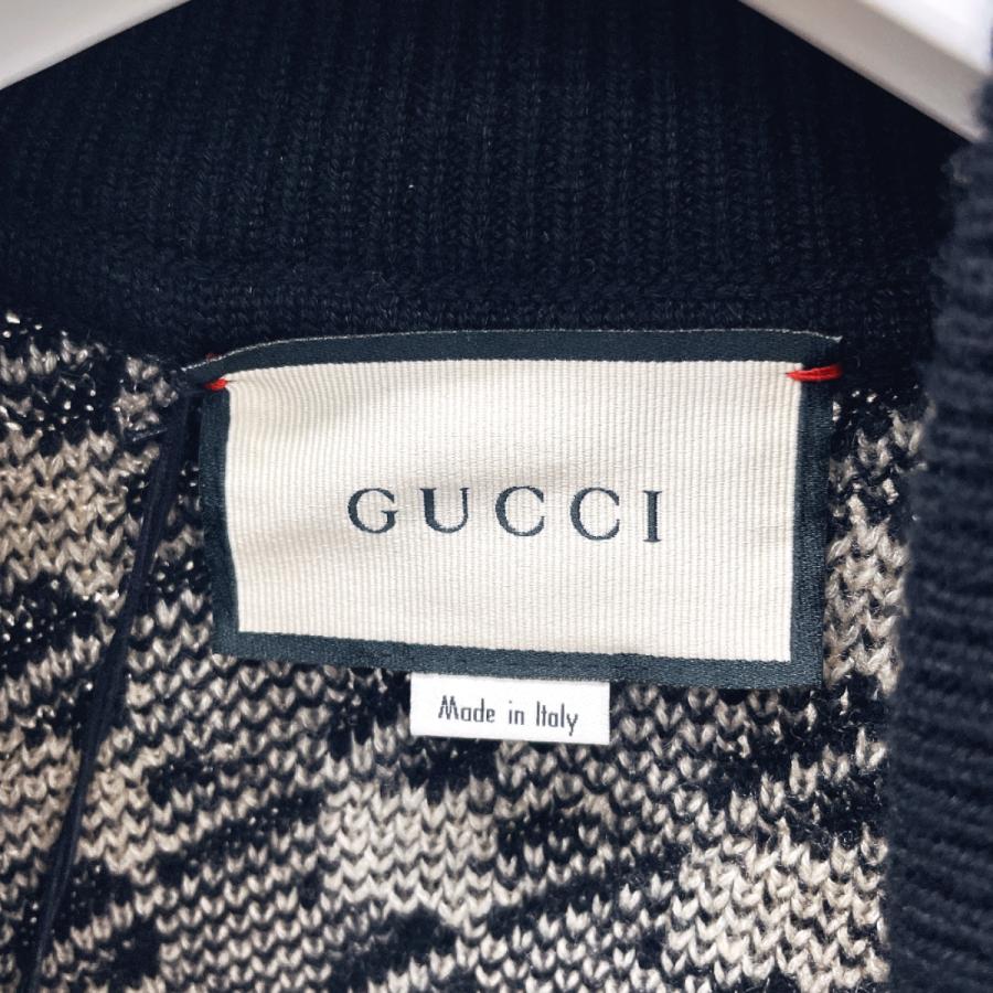 GUCCI グッチ カーディガン ボンバージャケット 595691 千鳥格子 GUCCI グッチ カーディガン ボンバージャケット 595691 千鳥格子