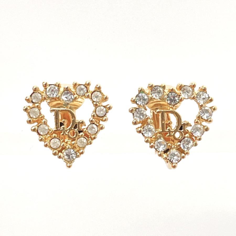 クリスチャンディオール Christian Dior イヤリング メタル/ライン 