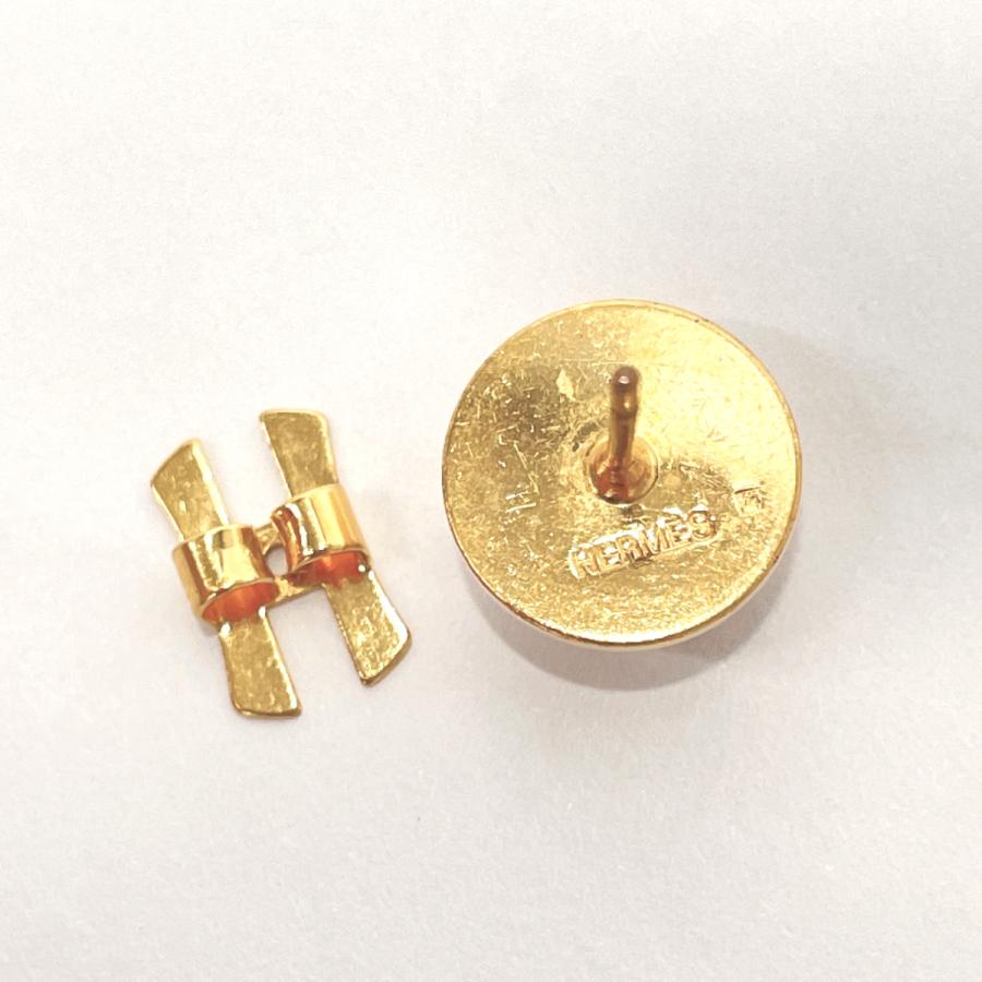 HERMES（エルメス） ピアス エクリプス メタル ピンク ジュエリー