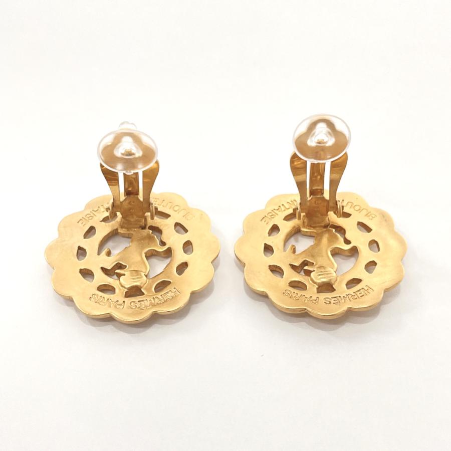 HERMES（エルメス） イヤリング 馬 BIJOUTERIE FANTAISIE メタル