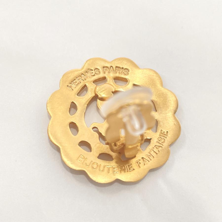 HERMES（エルメス） イヤリング 馬 BIJOUTERIE FANTAISIE メタル 