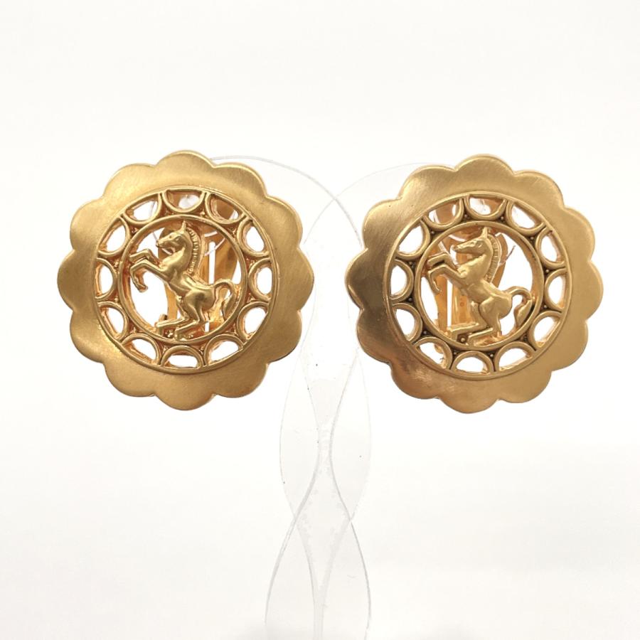 HERMESホワイトローズゴールドHイヤリング HERMESホワイトローズゴールドイヤリング HERMES Adage ピアス パリ