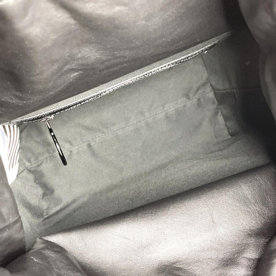 オフホワイト OFF-WHITE ショルダーバッグ レザー ブラック 型押し