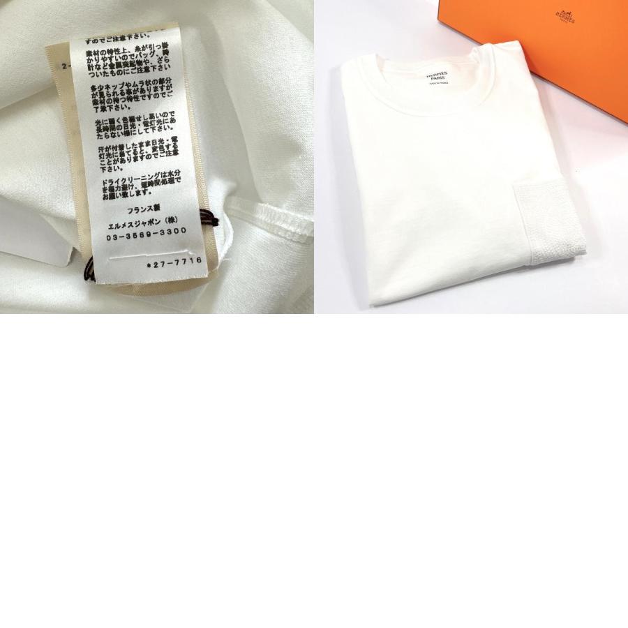 HERMES（エルメス） 未使用品 半袖Tシャツ 2H4614DU コットン