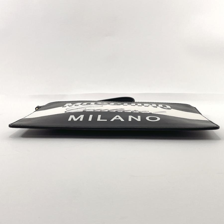 MOSCHINO（モスキーノ） クラッチバッグ クチュール レザー ブラック
