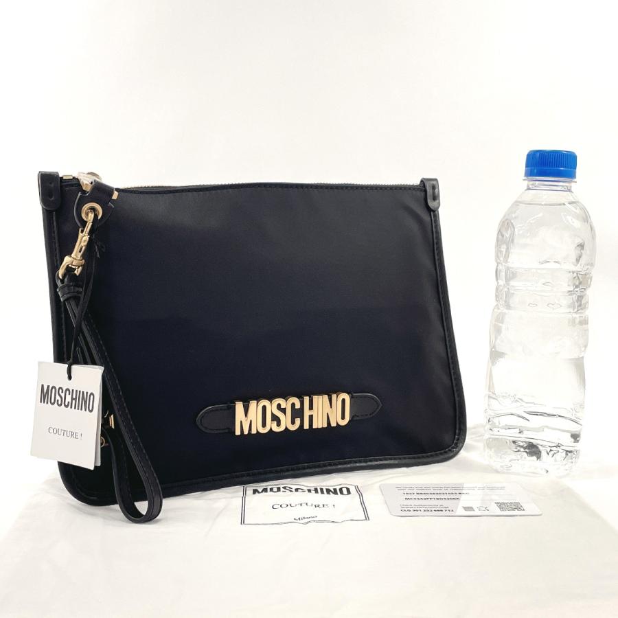MOSCHINO（モスキーノ） クラッチバッグ 7B8403 ナイロン/レザー