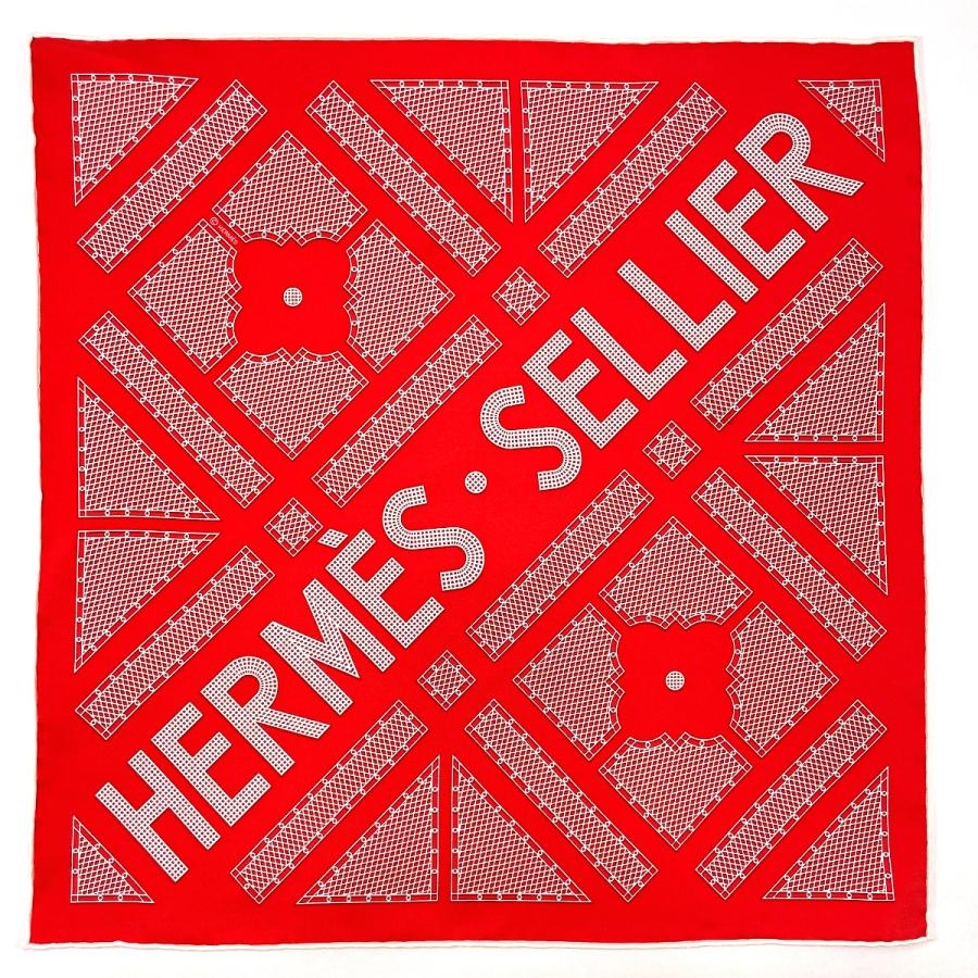 HERMES エルメス スカーフ カレ45 正方形 セリエ シルク100 HERMES エルメス スカーフ カレ45 正方形 セリエ シルク100