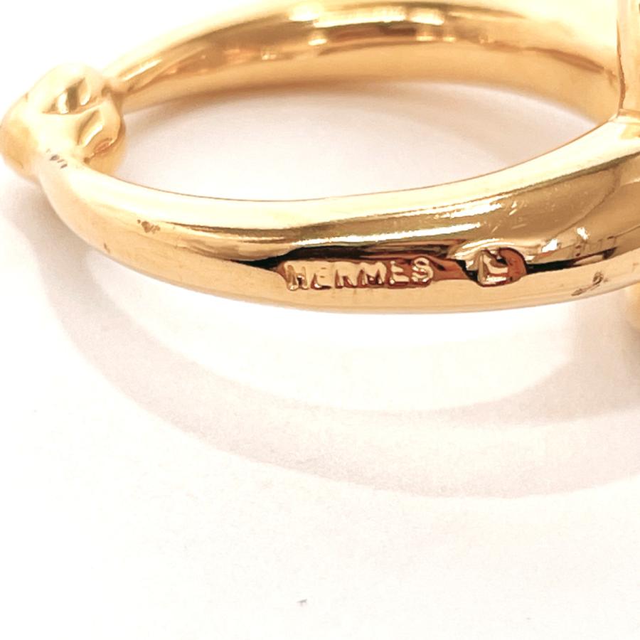 HERMES（エルメス） スカーフリング モー メタル ゴールド ペンダント