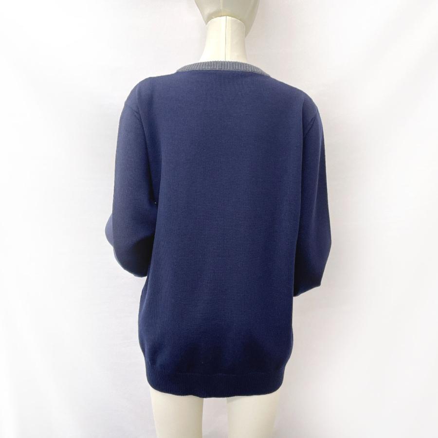 FENDI（フェンディ） ニット A52V モンスターニット ウール ネイビー