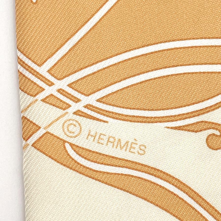 HERMES エルメス ツイリー バンドー エルメス ツイリー GUEPARDS BANDANA イエロー/ブルー 064179S シルク
