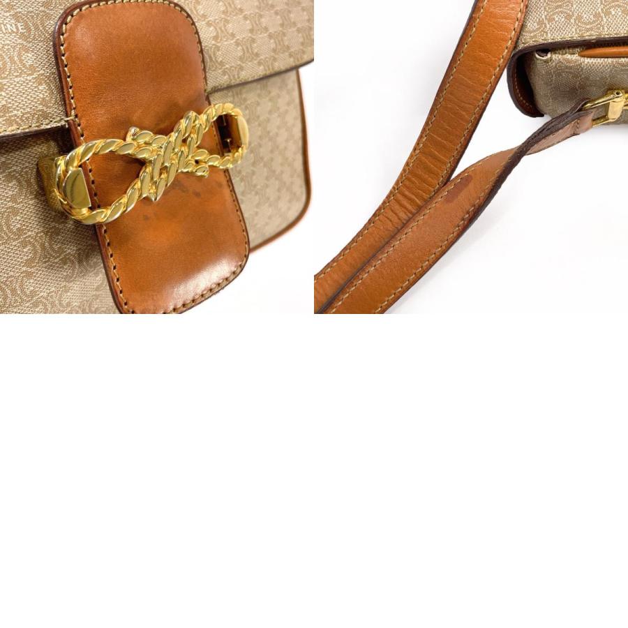 CELINE セリーヌ ショルダーバッグ 斜め掛け可能 マカダム PVC CELINE セリーヌ ショルダーバッグ 斜め掛け可能 マカダム PVC