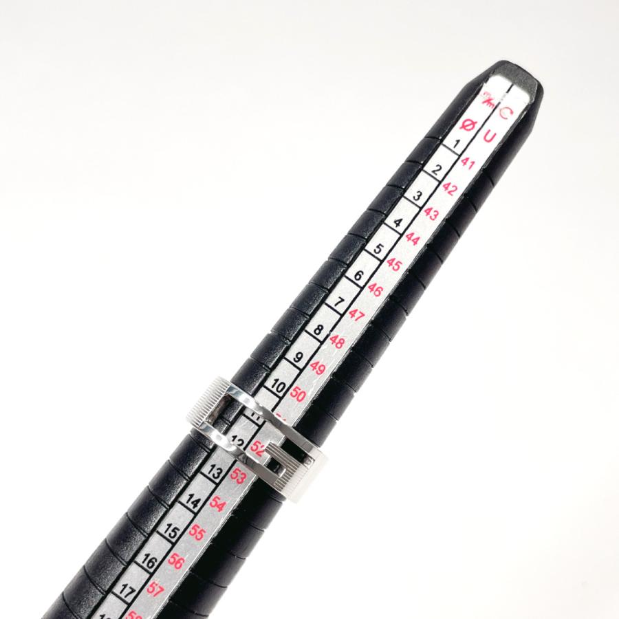 GUCCI 12号 グッチ リング・指輪 ブランデッド カットアウトG シルバー