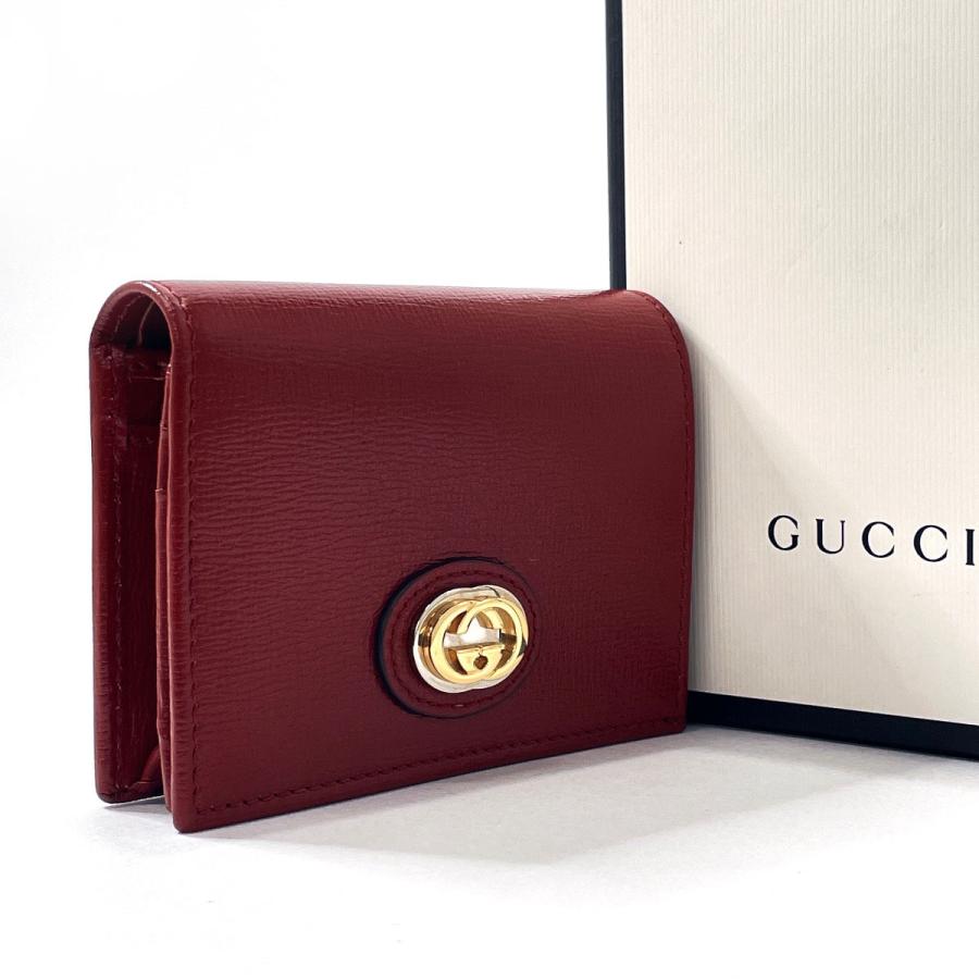 レディース2つ折りサイフ「GUCCI」 GUCCI（グッチ） 二つ折り財布 コンパクト財布 598532 インター