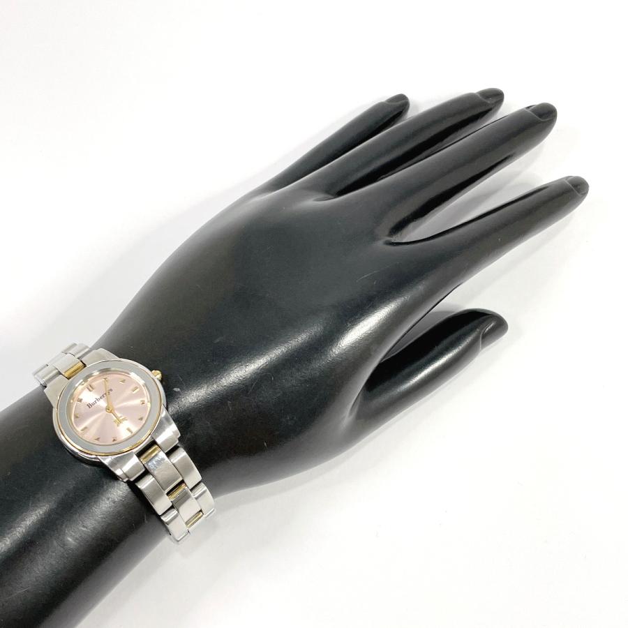 ★超美品！バーバリー 5421-H11399 ピンクレディース腕時計　動作良好 BURBERRY（バーバリー） 腕時計 5421-H11399 Y ステンレススチール