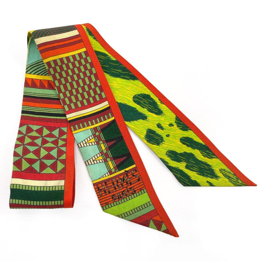 HERMES エルメス ツイリー 野生とカモフラージュ シルク100% 【公式通販】