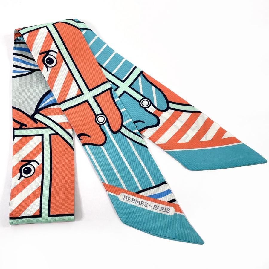 HERMES エルメス ツイリー スカーフ QUADRIGE BAYADERE カドリージュ  