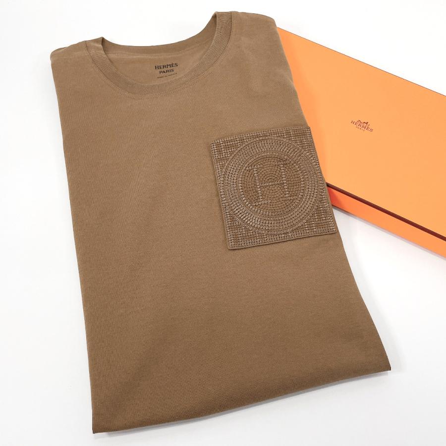 HERMES（エルメス） 未使用品 ワンピース 2H4512DU 刺繍入りポケット T