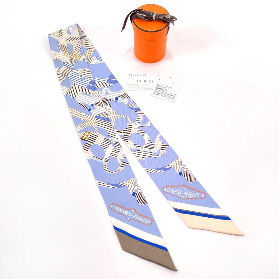 HERMES（エルメス） ツイリー スカーフ CAVALCADOUR MORNING カヴァ