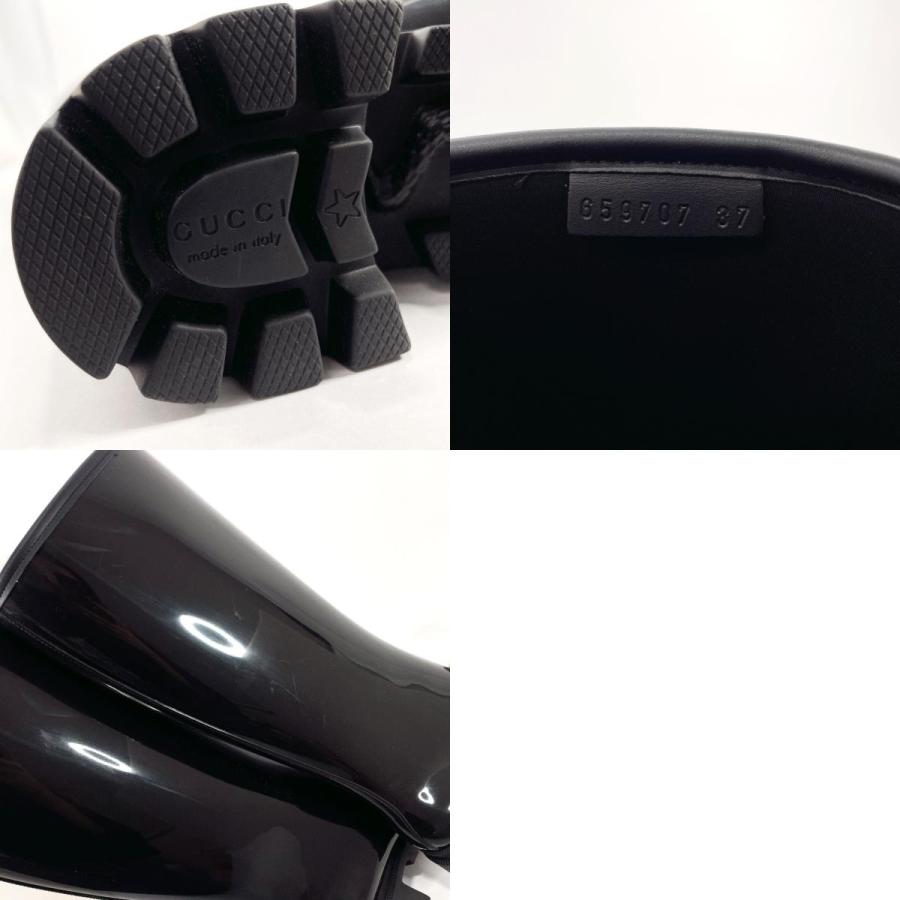 GUCCI グッチ ブーツ 659707 ホースビット レインブーツ ロング GUCCI グッチ ブーツ 659707 ホースビット レインブーツ ロング