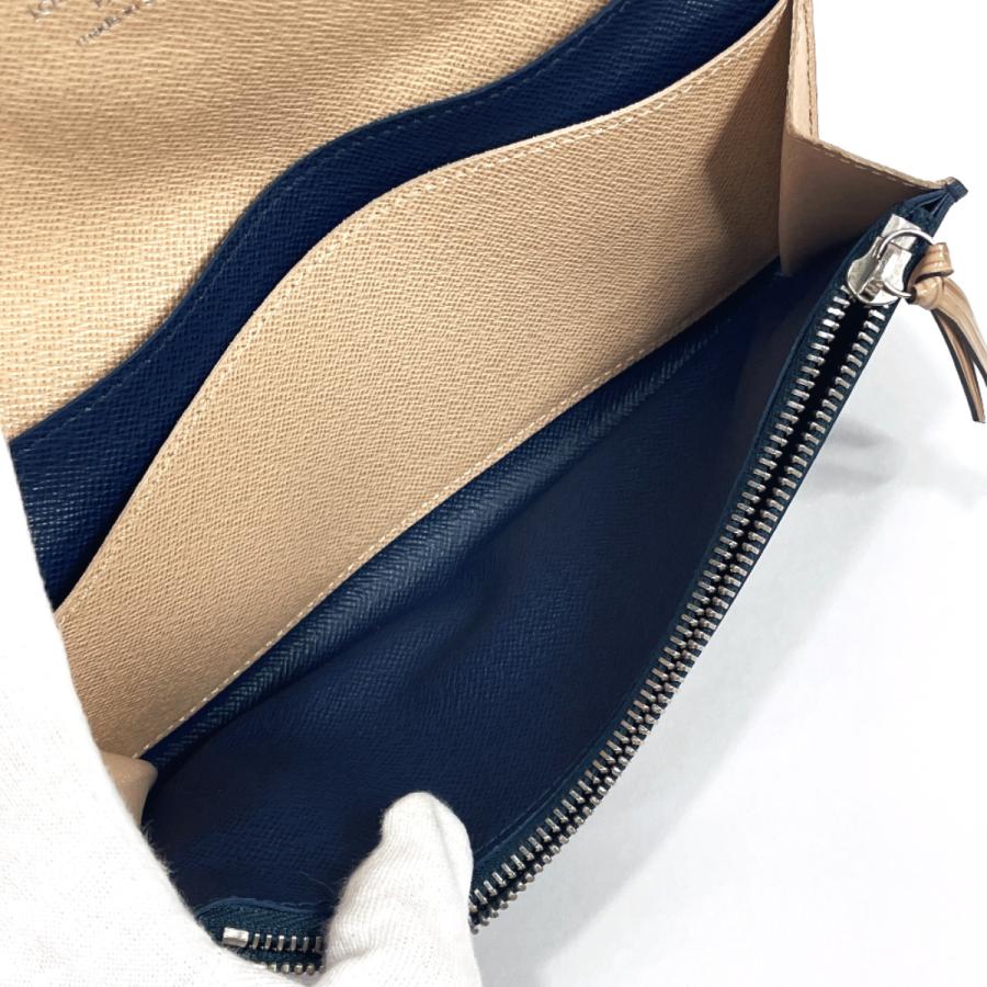 ルイヴィトン ポルトフォイユ・エミリー アンディゴブルー エピ M60854 長財布 ABランク 中古 LOUIS VUITTON（ルイ・ヴィトン） 長財布 M60854 ポルトフォイユ