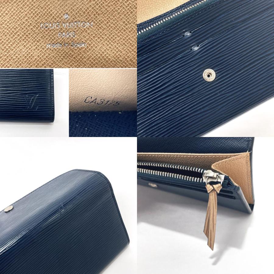 ルイヴィトン ポルトフォイユ・エミリー アンディゴブルー エピ M60854 長財布 ABランク 中古 LOUIS VUITTON（ルイ・ヴィトン） 長財布 M60854 ポルトフォイユ
