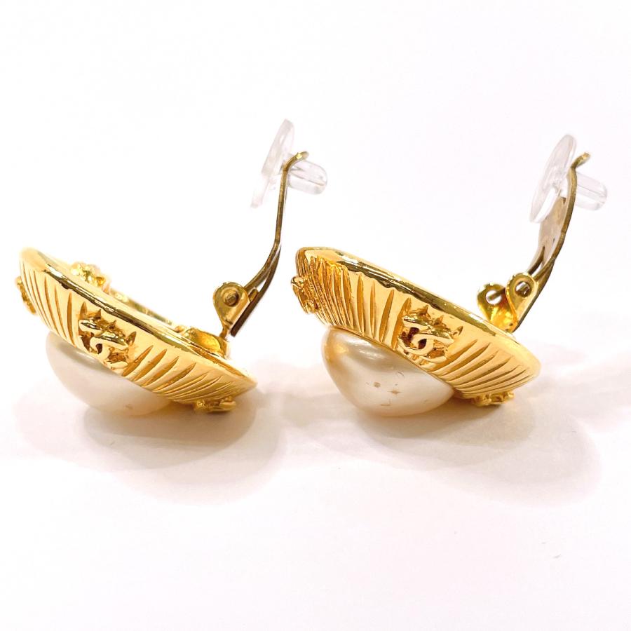 CHANEL（シャネル） イヤリング ココマーク GP/フェイクパール