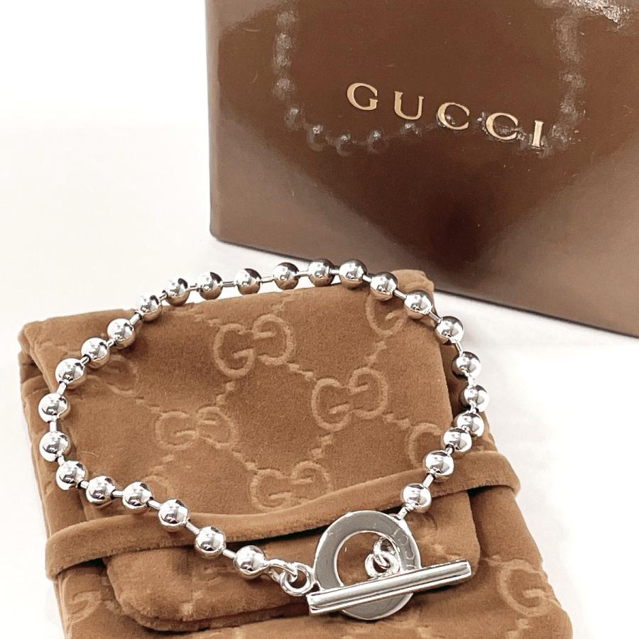 GUCCI（グッチ） ブレスレット ボールチェーン アクセサリー シルバー