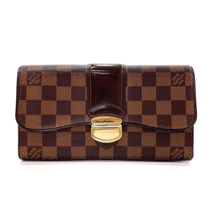 ルイヴィトン LOUIS VUITTON 長財布 N61747 ポルトフォイユ システィナ 
