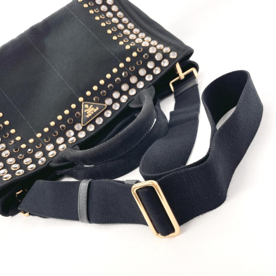 PRADA（プラダ） ハンドバッグ トートバッグ B26420 カナパ ビジュー