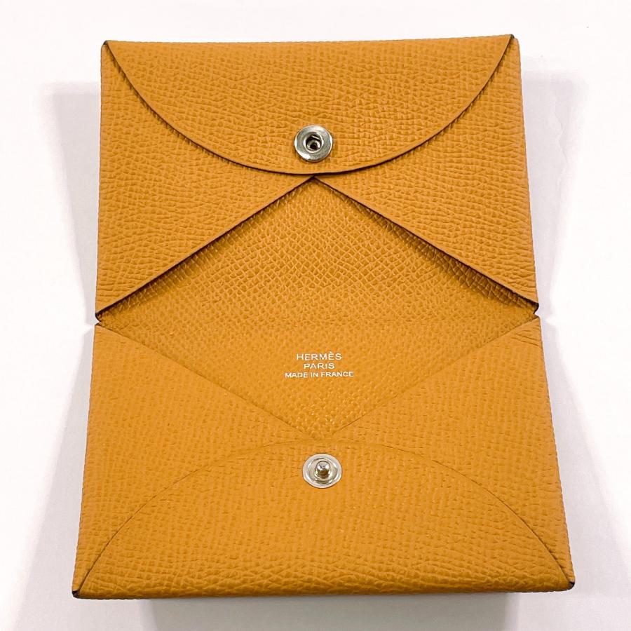 [箱付] エルメス カードケース カルヴィ ヴェルソ ヴォーエプソン 名刺入れ HERMES（エルメス） カードケース 名刺入れ カルヴィ ヴォーエプソン