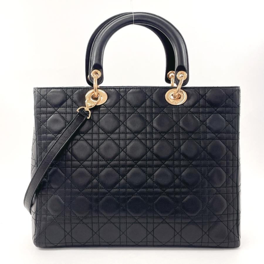 ディオール Dior ハンドバッグ レディディオール ラージ カナージュ