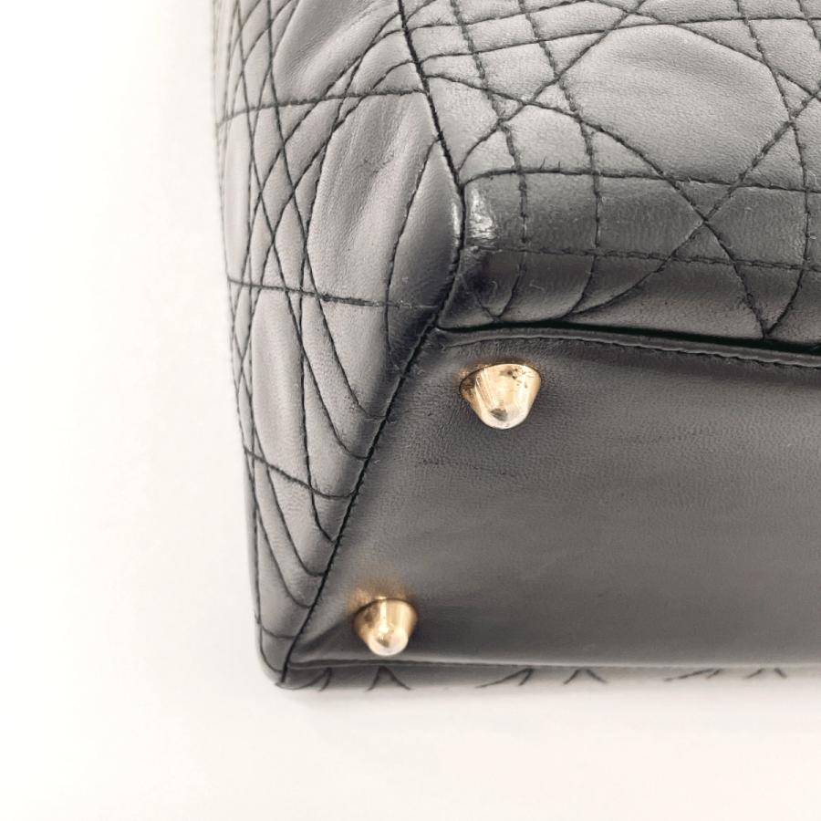 ディオール Dior ハンドバッグ レディディオール ラージ カナージュ