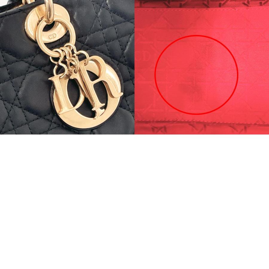 ディオール Dior ハンドバッグ レディディオール ラージ カナージュ