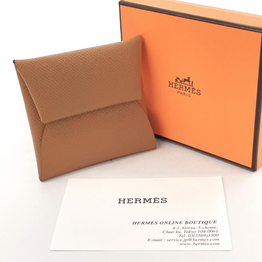 新品 エルメス HERMES コインケース バスティア ヴェルソ ヴォーエプソン ブラウン U刻印 保存箱付き｜jpbrands｜02