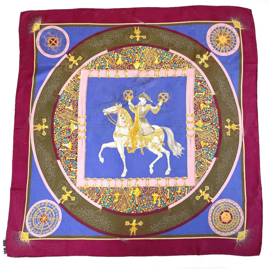 HERMES（エルメス） スカーフ カレ 90 大判スカーフ 正方形 FEUX D