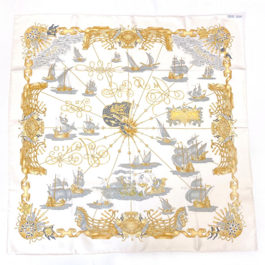HERMES（エルメス） スカーフ カレ 90 VOILES DE LUMIERE 光の帆船