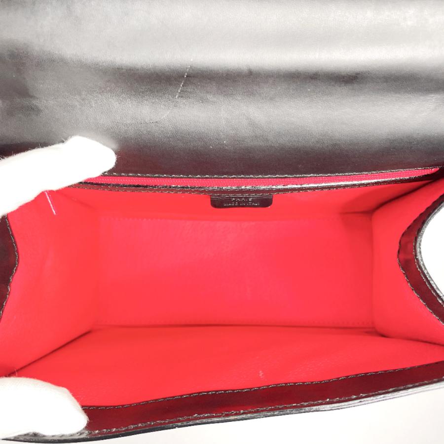CELINE（セリーヌ） ハンドバッグ ケリー型 レザー ブラック