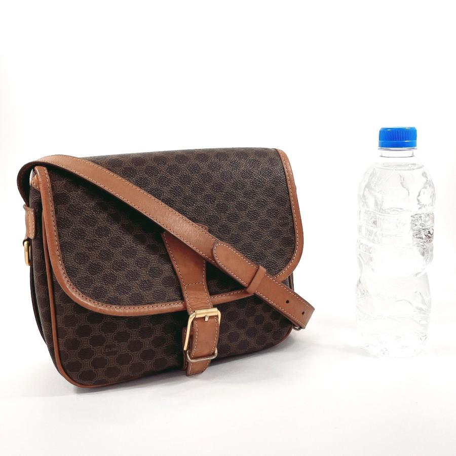 CELINE（セリーヌ） ショルダーバッグ マカダム PVC/レザー ブラウン
