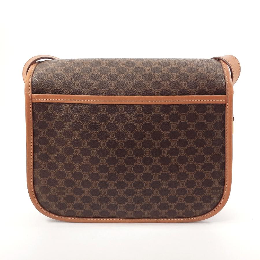 CELINE（セリーヌ） ショルダーバッグ マカダム PVC/レザー ブラウン
