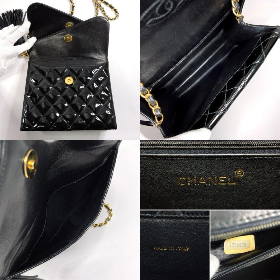 CHANEL シャネル ショルダーバッグ マトラッセ Wフラップ チェーン