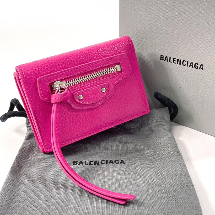BALENCIAGA（バレンシアガ） 三つ折り財布 640107・5616 ネオ
