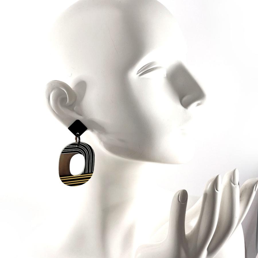HERMES（エルメス） 新品 ピアス イスム ポップ チェック バッファロー