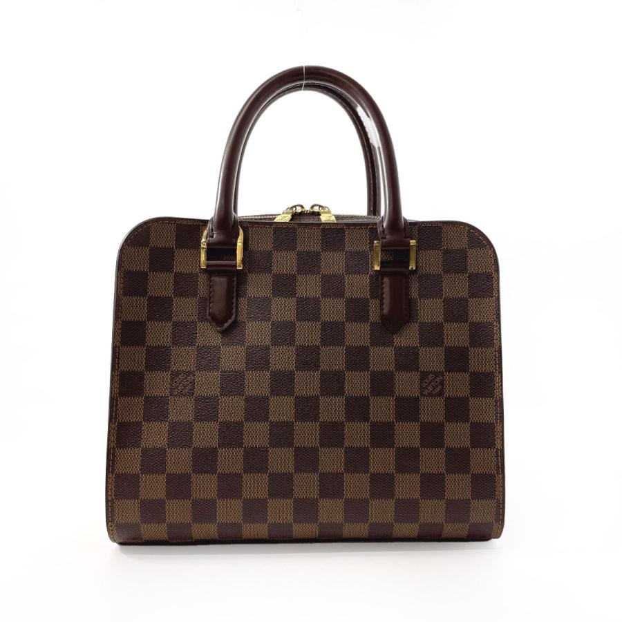 ルイヴィトン ダミエパターン ブラウンハンドバッグ LOUIS VUITTON（ルイ・ヴィトン） ハンドバッグ N51155 トリアナ