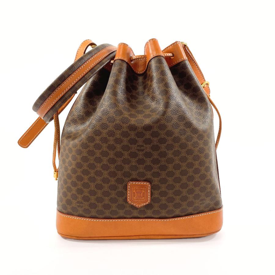 CELINE（セリーヌ） ショルダーバッグ マカダム 巾着 PVC/レザー