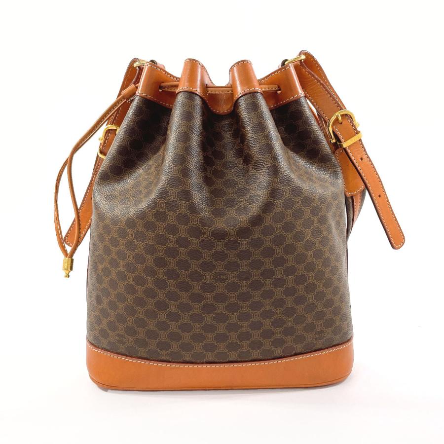 CELINE（セリーヌ） ショルダーバッグ マカダム 巾着 PVC/レザー 