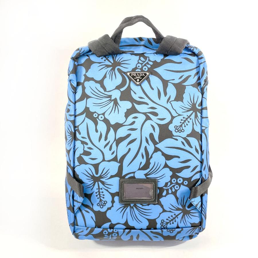 PRADA（プラダ） リュック・デイパック V135 ハイビスカス柄 ナイロン
