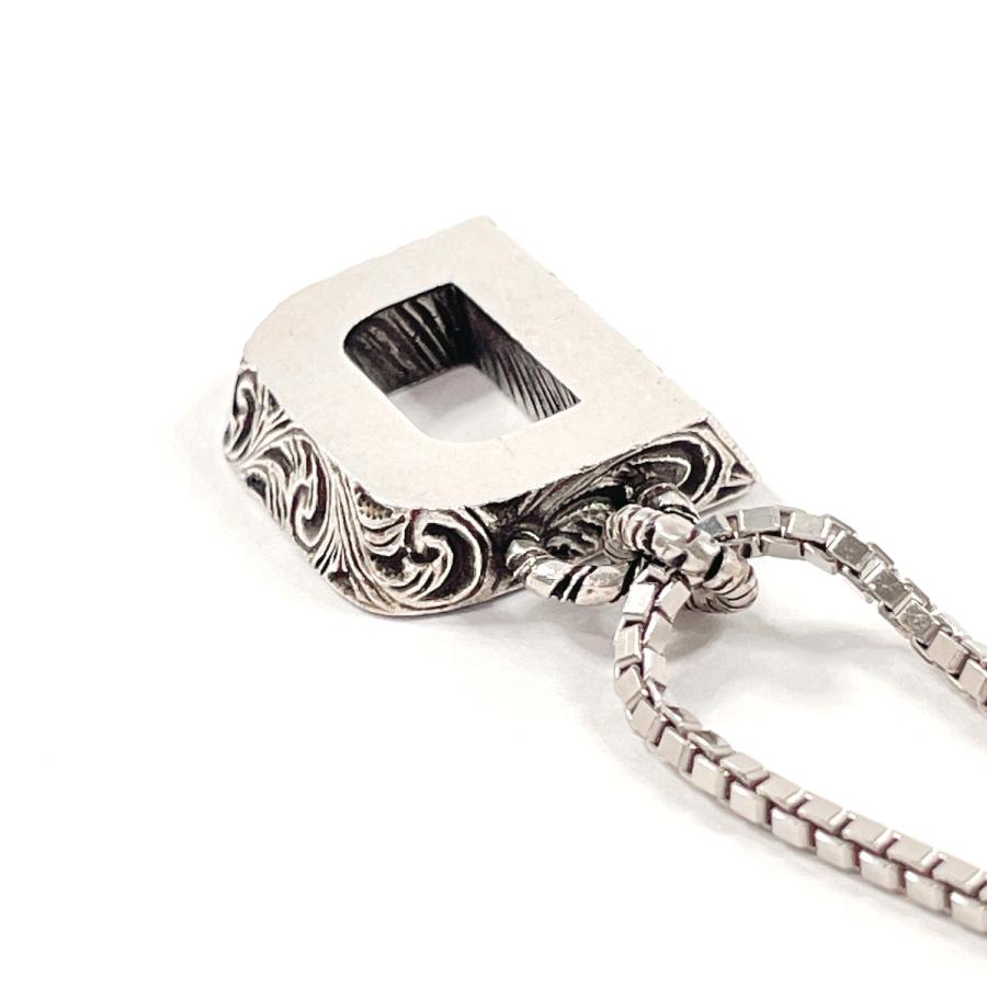 GUCCI グッチ イニシャルネックレス D シルバー GUCCI（グッチ） ネックレス イニシャルネックレス D アルファベット