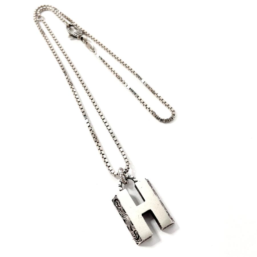 GUCCI（グッチ） ネックレス イニシャルネックレス H アルファベット