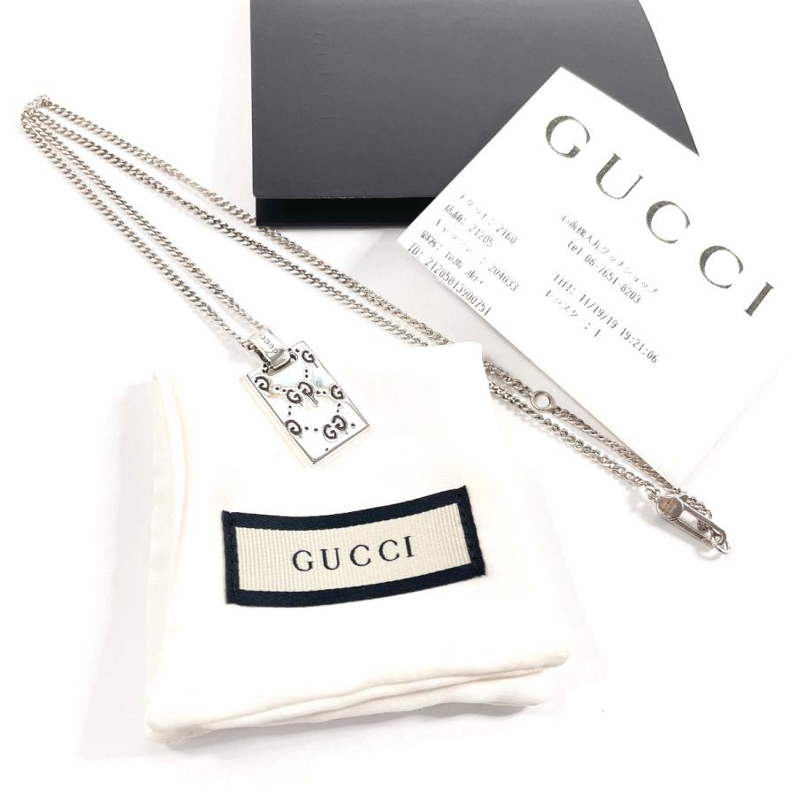 GUCCI（グッチ） ネックレス 455315 J8400 グッチゴースト ドクロ